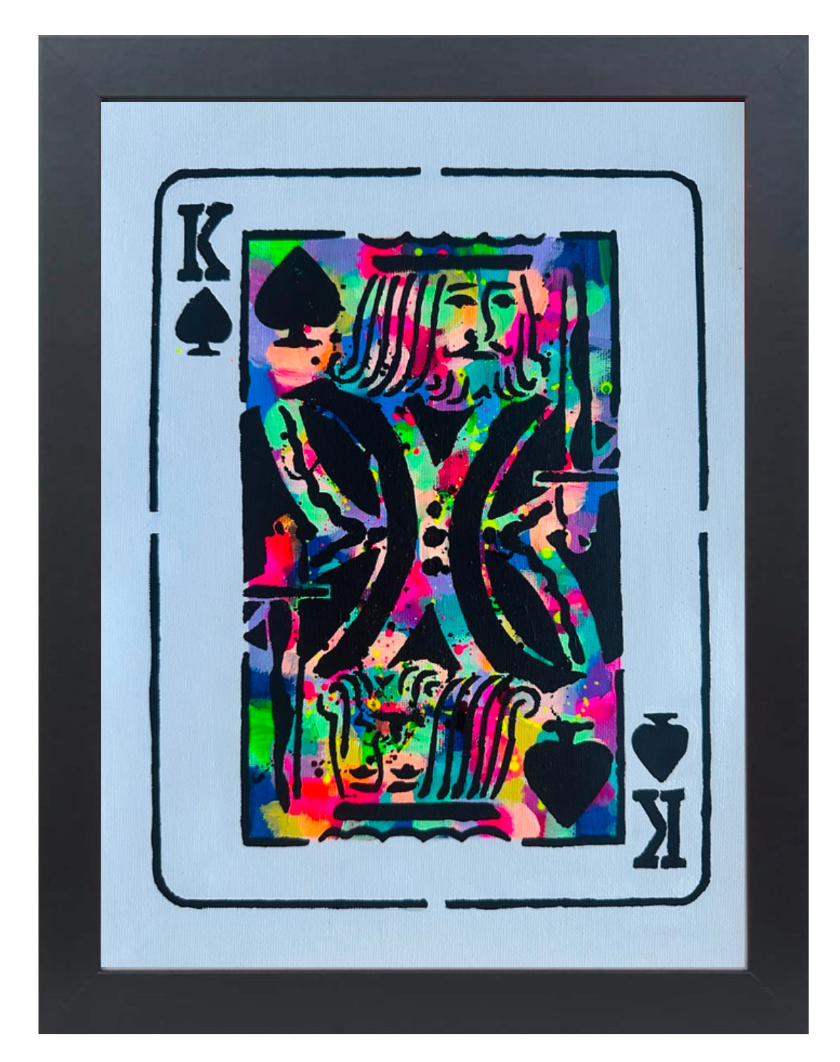 mini "king of spades" original painting