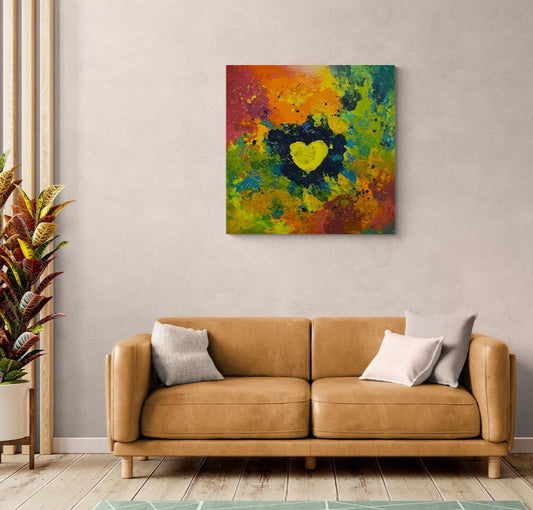 "blaze in love" original painting