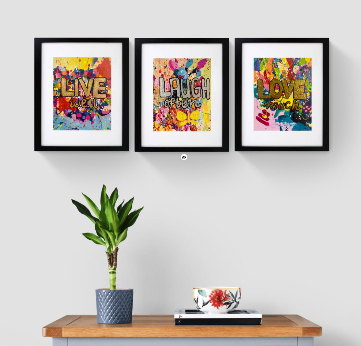 "live well" original painting