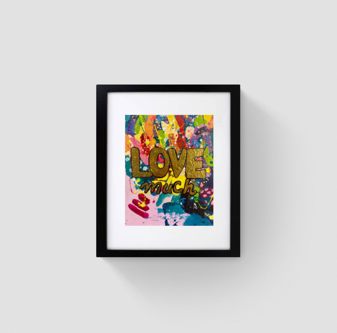 "love much" original painting