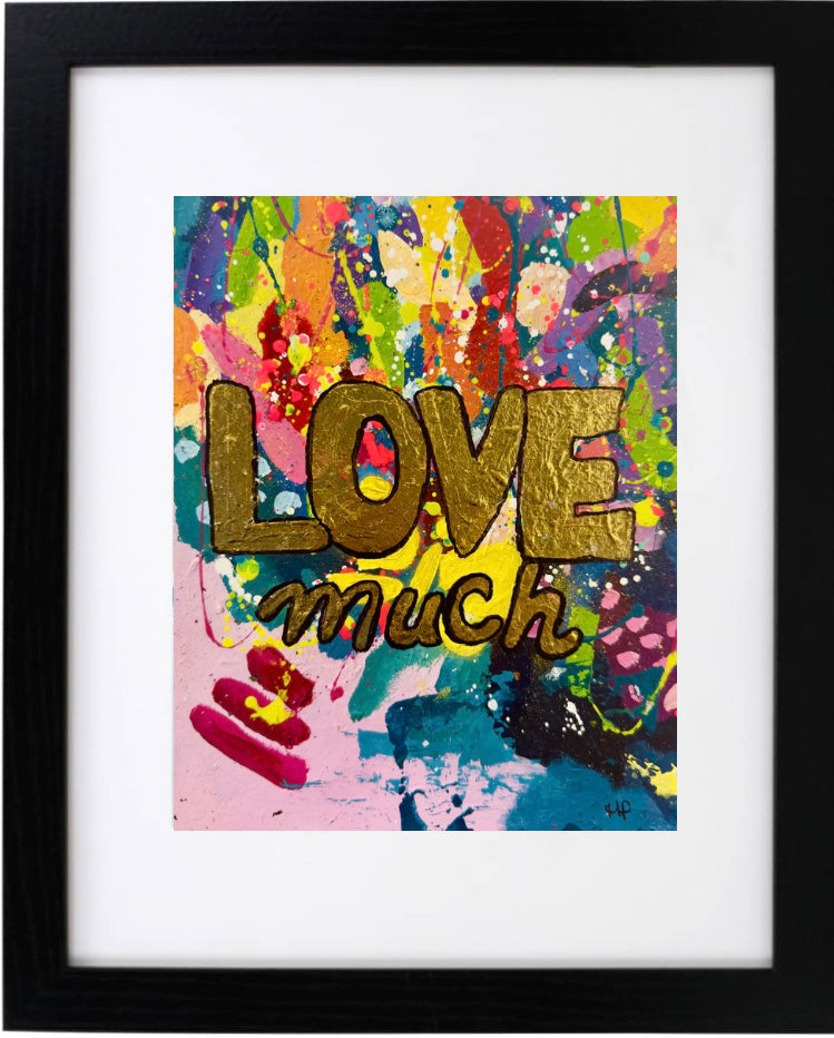 "love much" original painting