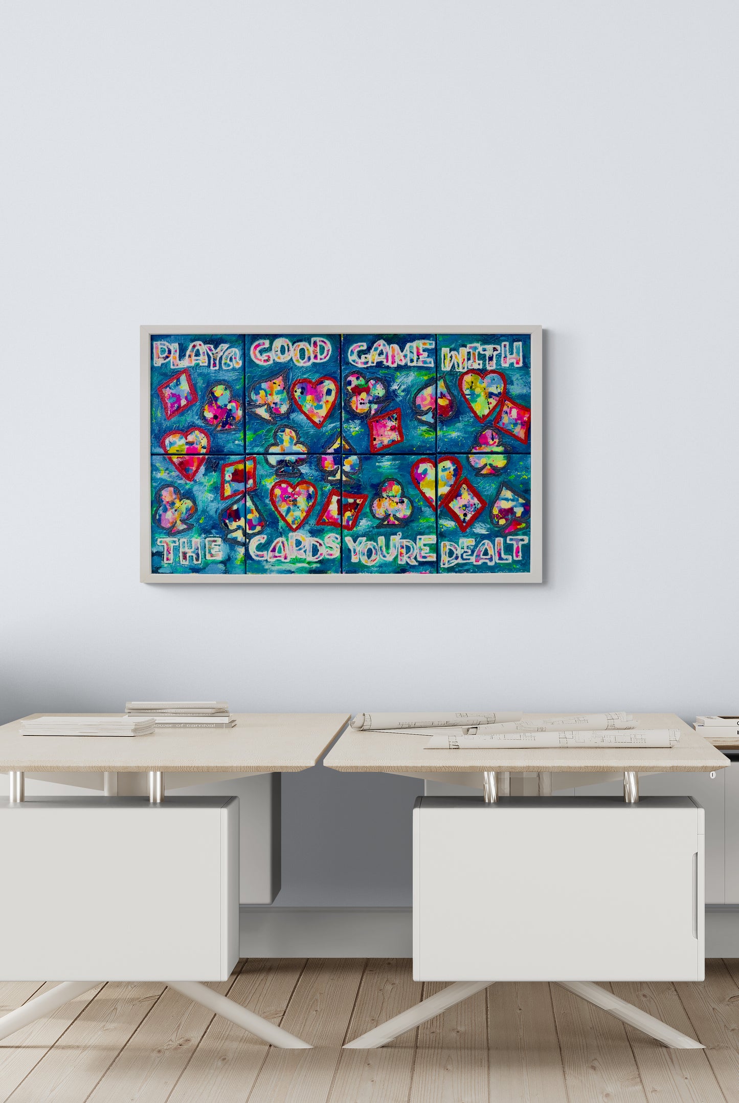 “play a good game” original painting