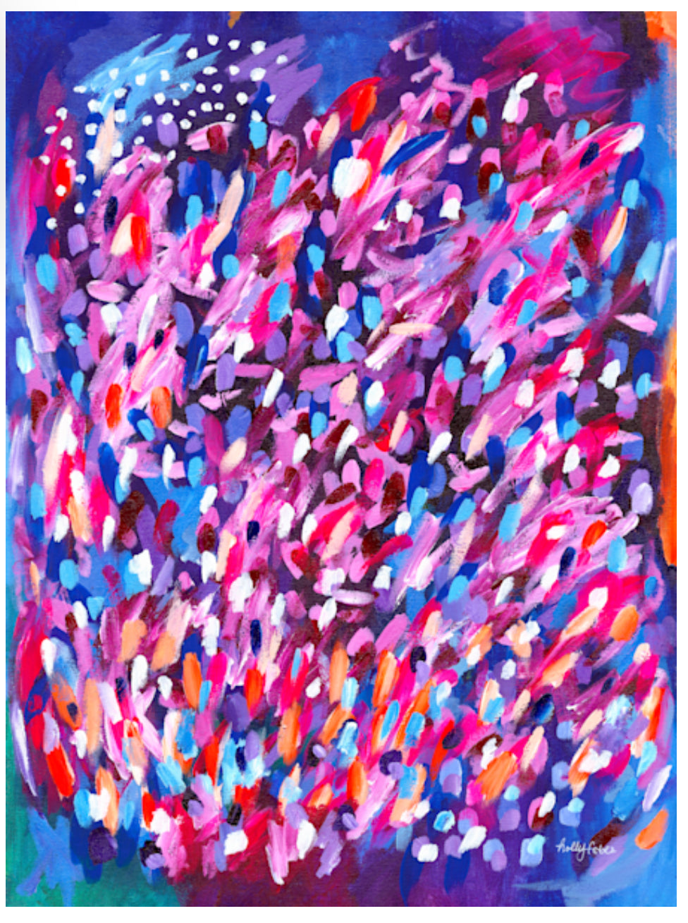 “confetti explosion” original painting