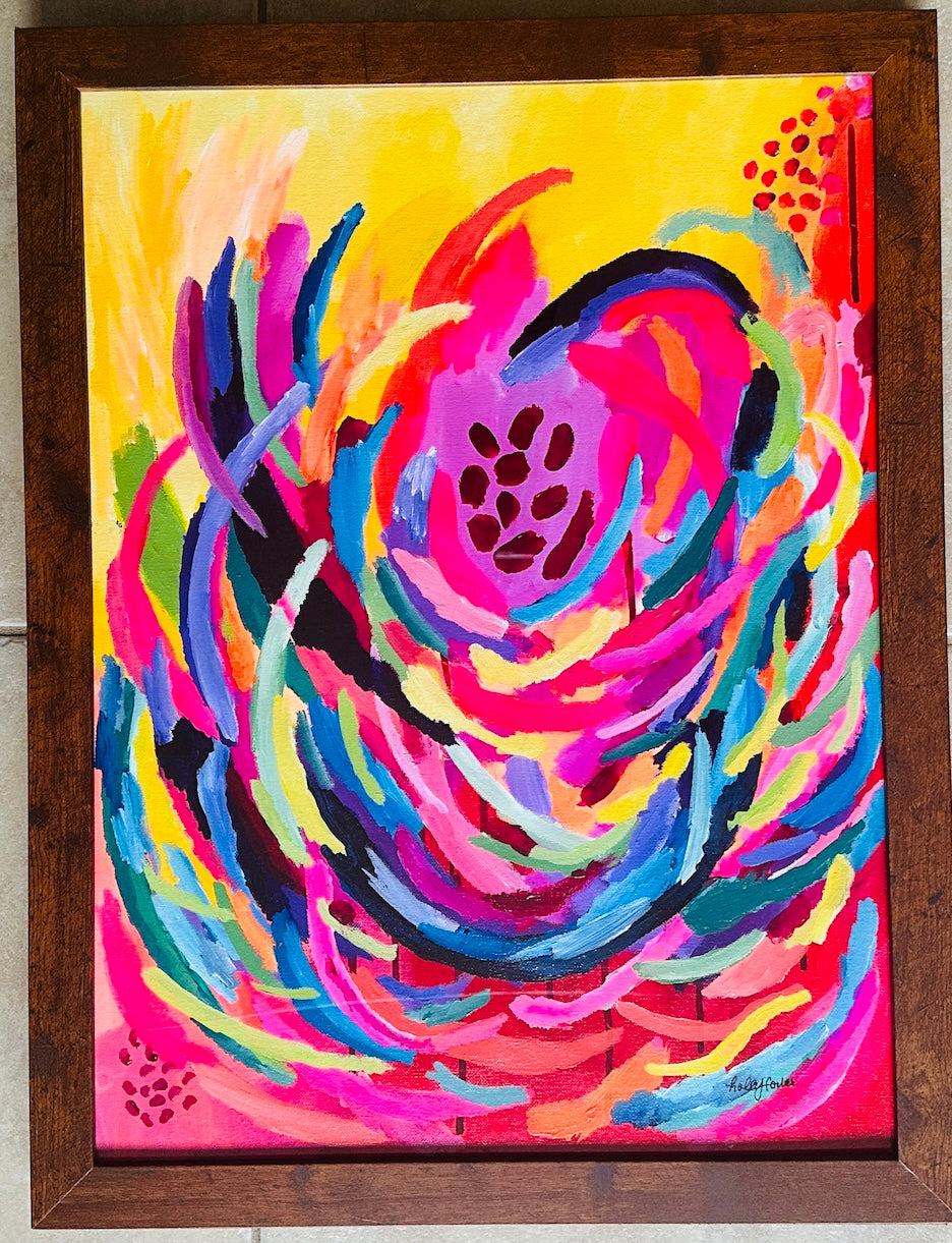 "a blooming soul" original painting