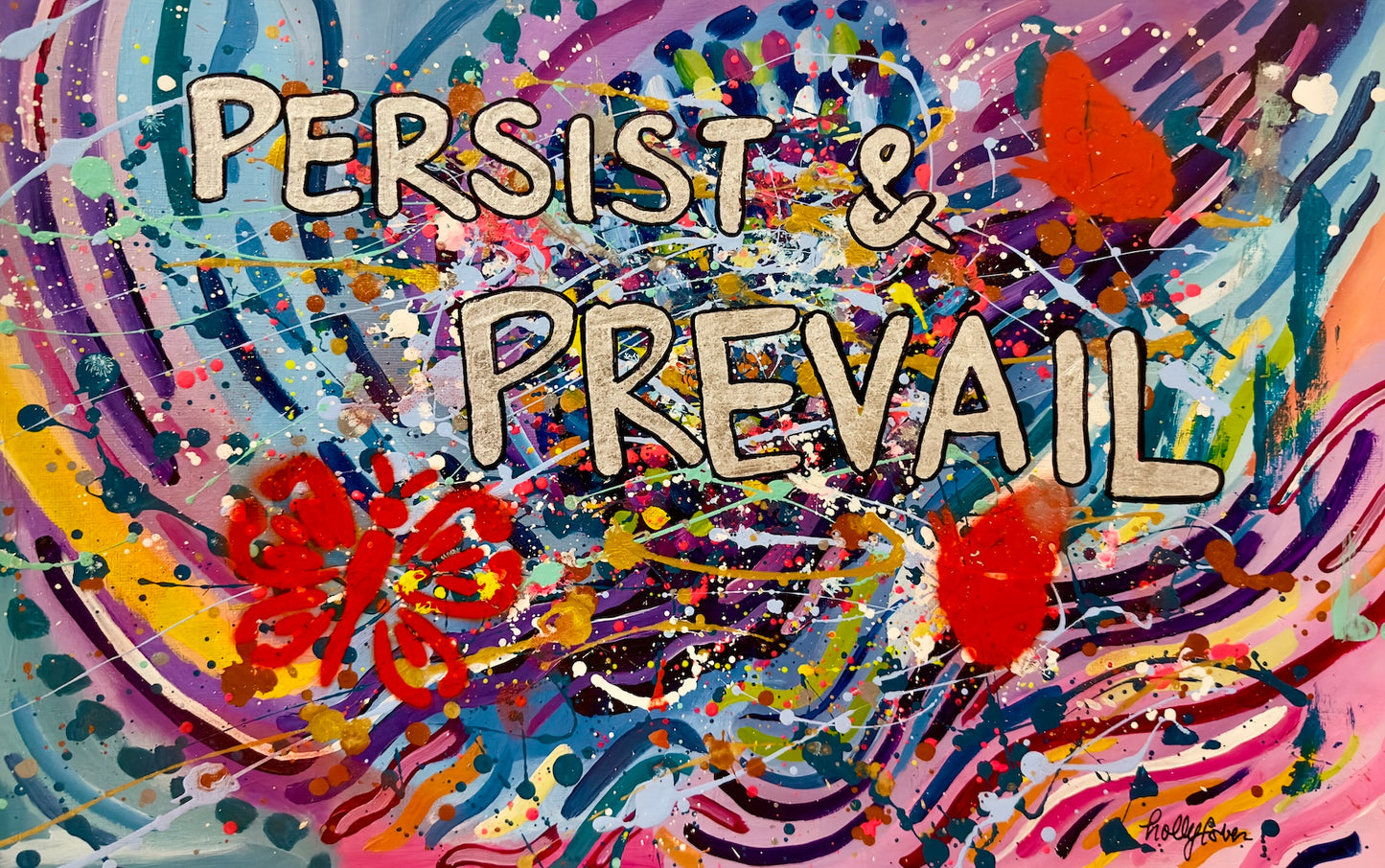 "persist and prevail" original painting