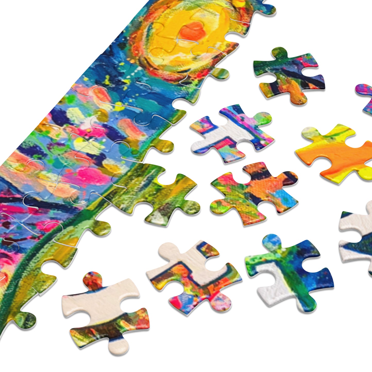 "dream while you wait" jigsaw puzzle with storage tin